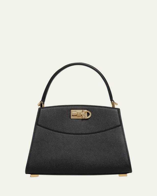 The New Studio Small Box Leather Top-Handle Bag